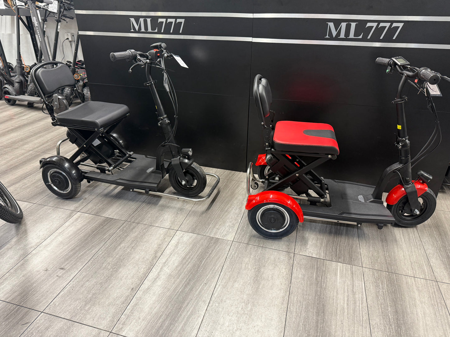 Triporteur pliable automatique