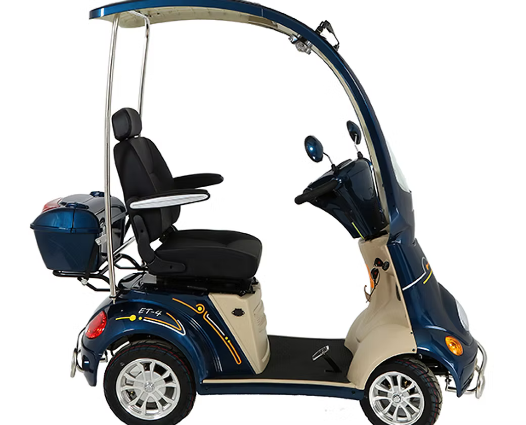 Quadriporteur Ecolocycle ET4 CLASSIC AVEC TOIT