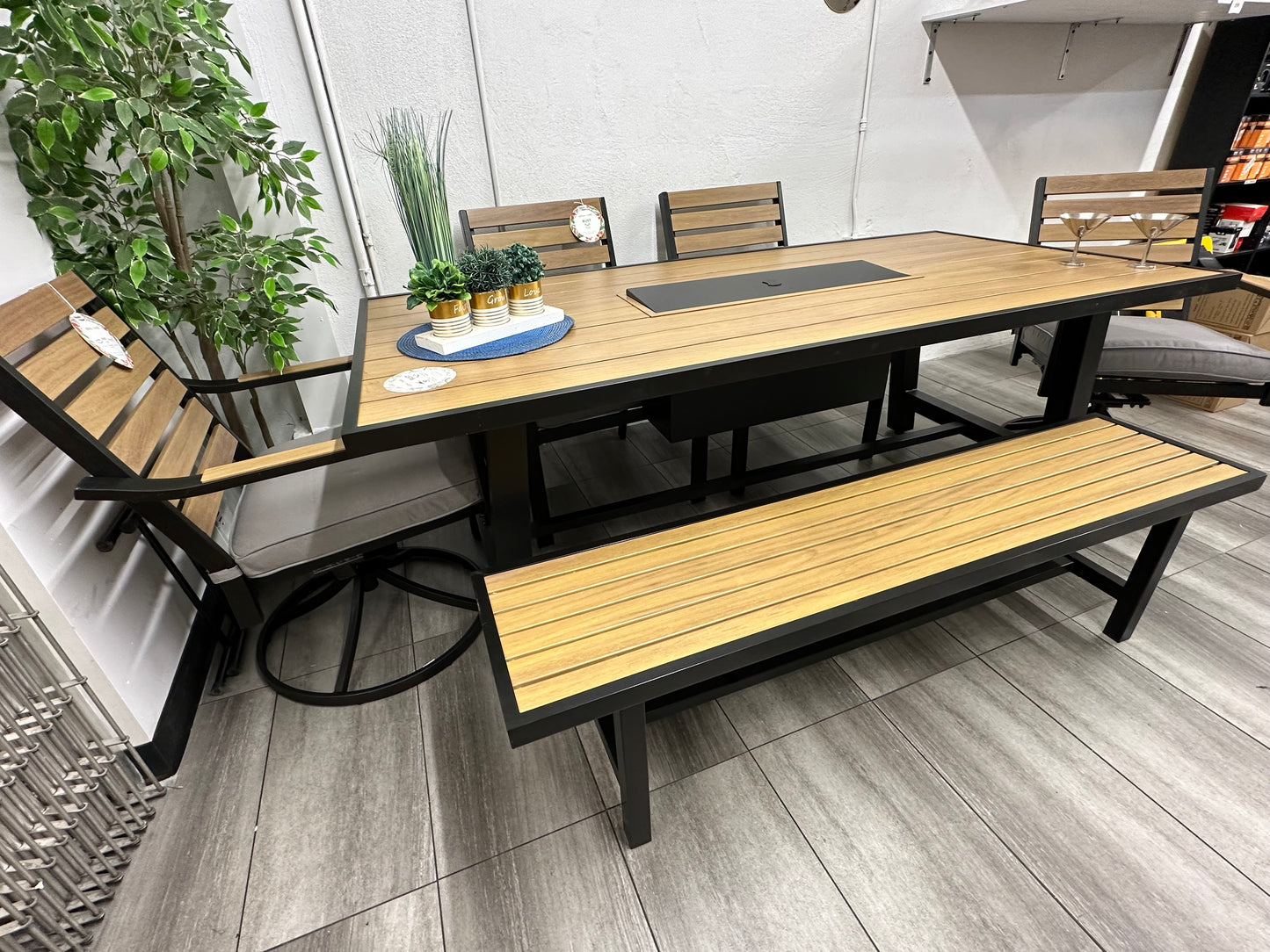 Salle à manger Effet bois