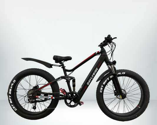 FATBIKE ÉLECTRIQUE DOUBLE SUSPENSION