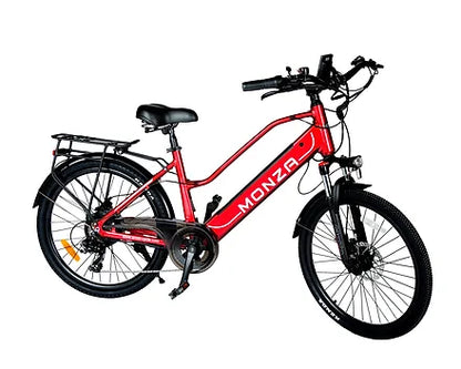 Vélo électrique Monza blanc — 500 W (48 V, 10 Ah / 480 Wh)