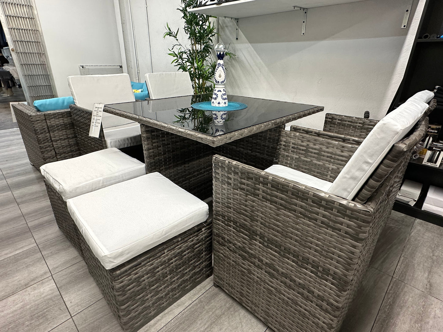 Salle a manger gris